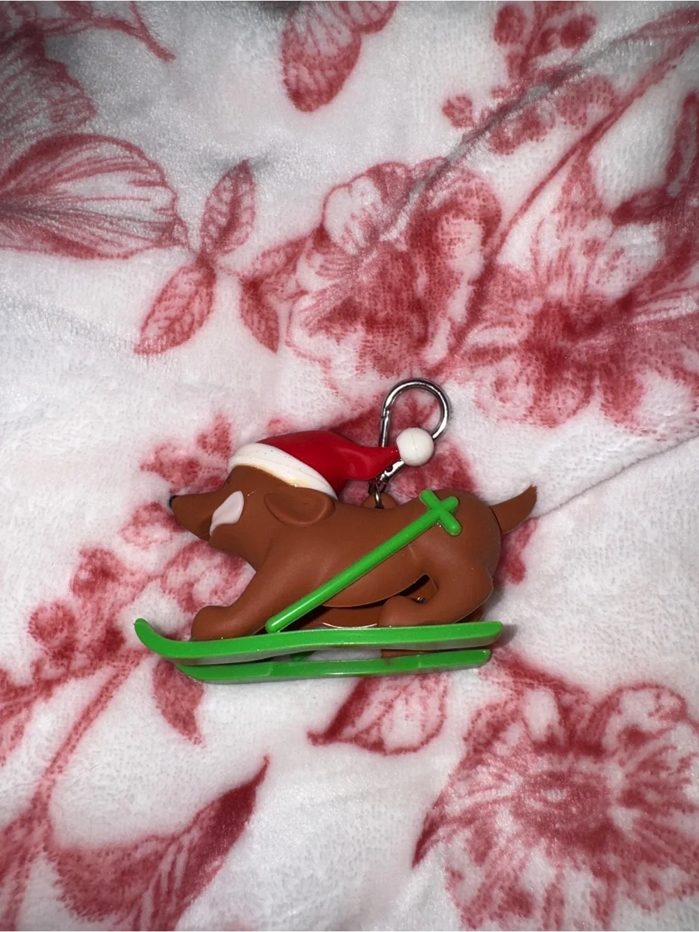 Bath & Body Works Holiday Dachshund Ski Hand Sanitizer Holder